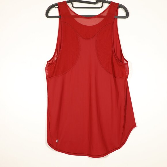EUC Lululemon Sculpt Tank II in Dark Sport Red Size 8 - Picture 8 of 11
